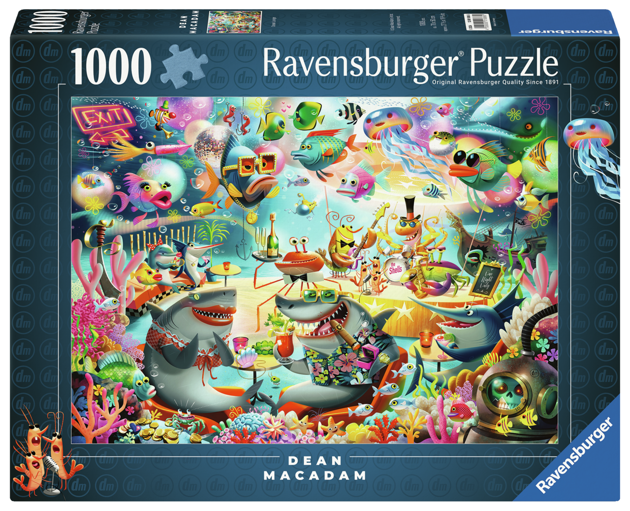 Ocean Lounge Palapeli 1000 palaa Ravensburger