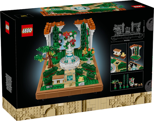 Produktbilde 3 for Hage med fontene LEGO® Icons (10359)
