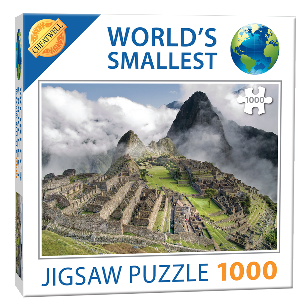 Världens minsta pussel 1000 bitar Machu Picchu
