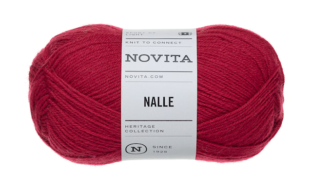 Nalle Lanka Villasekoite Nalle 100g G Puolukka 523 Novita
