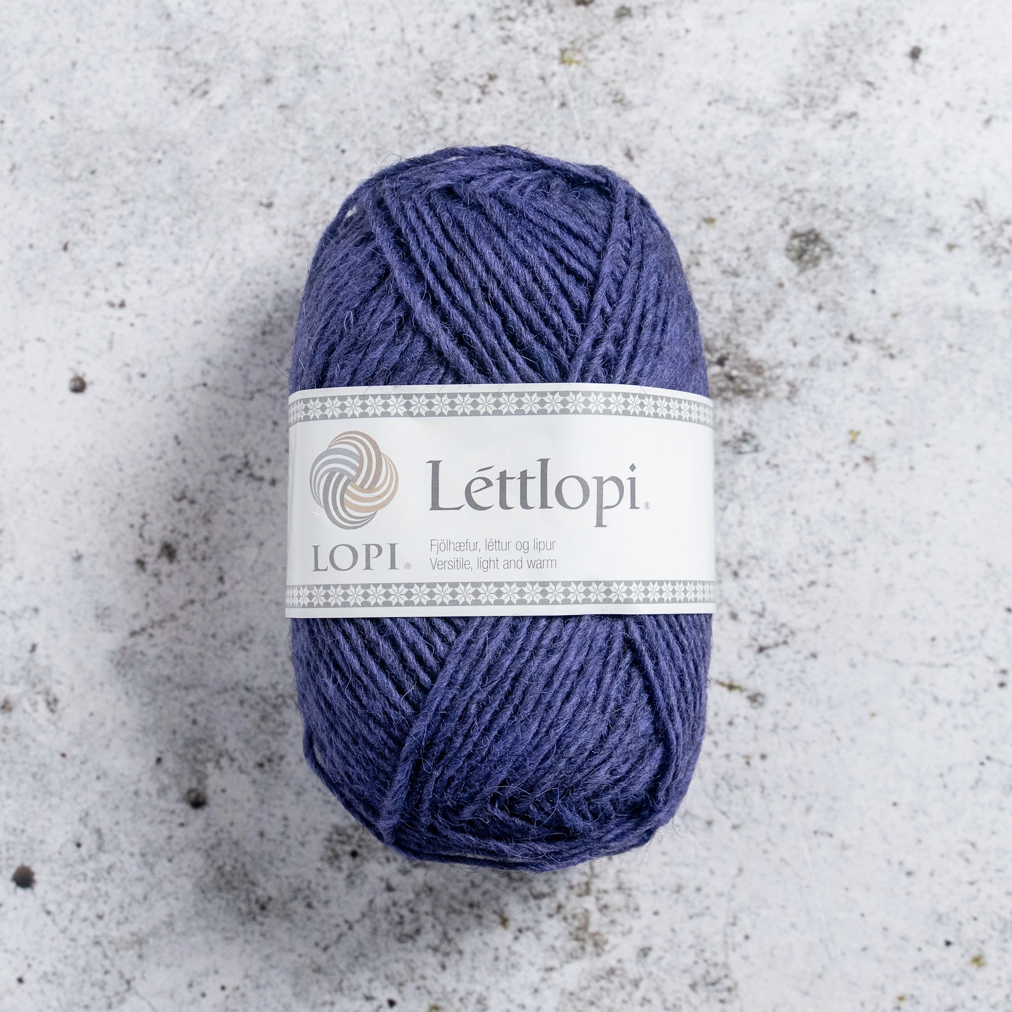 Produktbild för Léttlopi Garn Ull 50 g Lila (9432) Istex