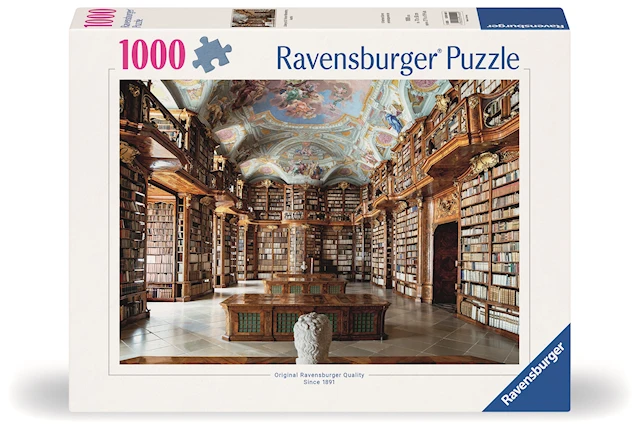 Library at St. Florian Monastery Pussel 1000 bitar, Ravensburger