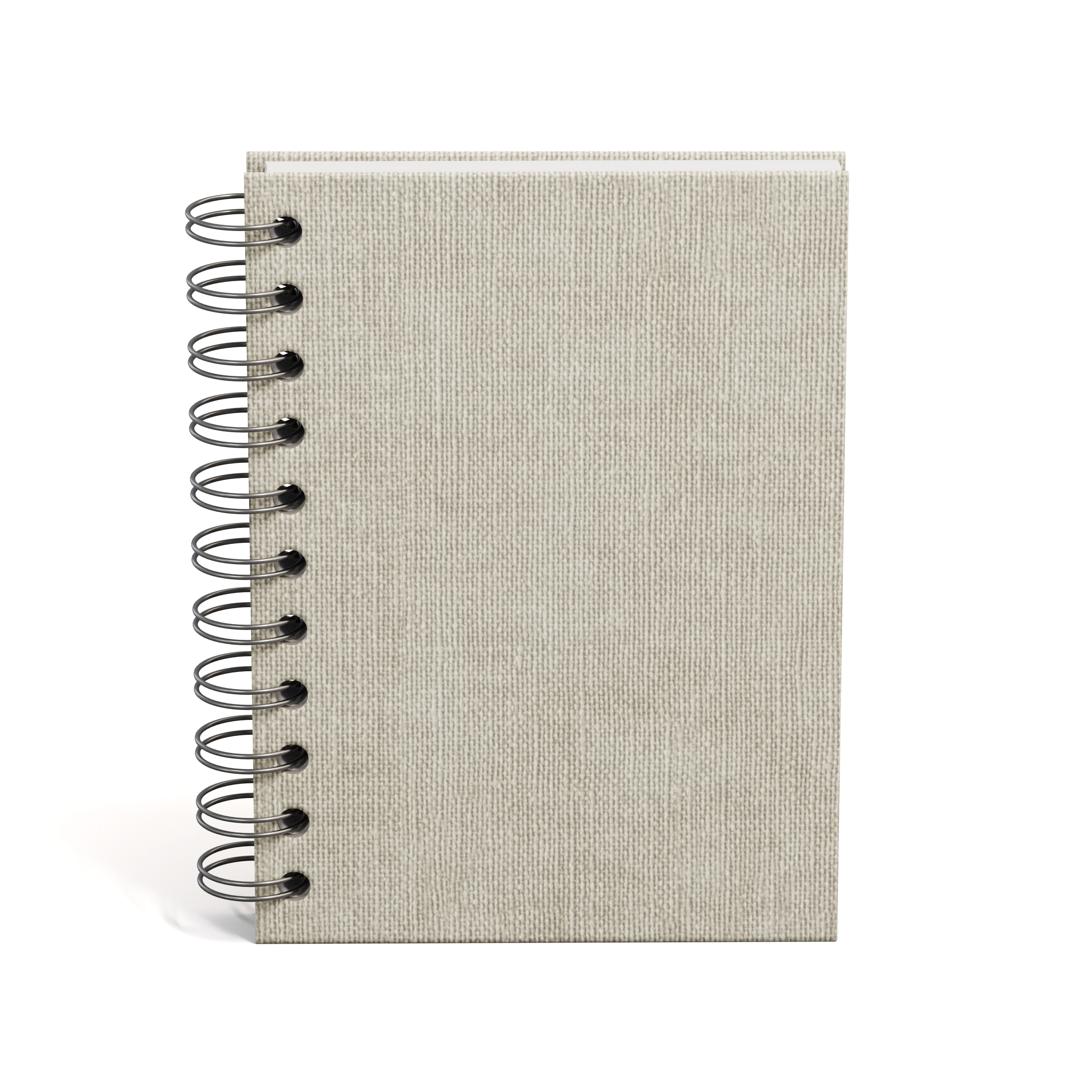 Anteckningsbok A6 Olinjerad Linen 90 Blad Bigso Box of Sweden
