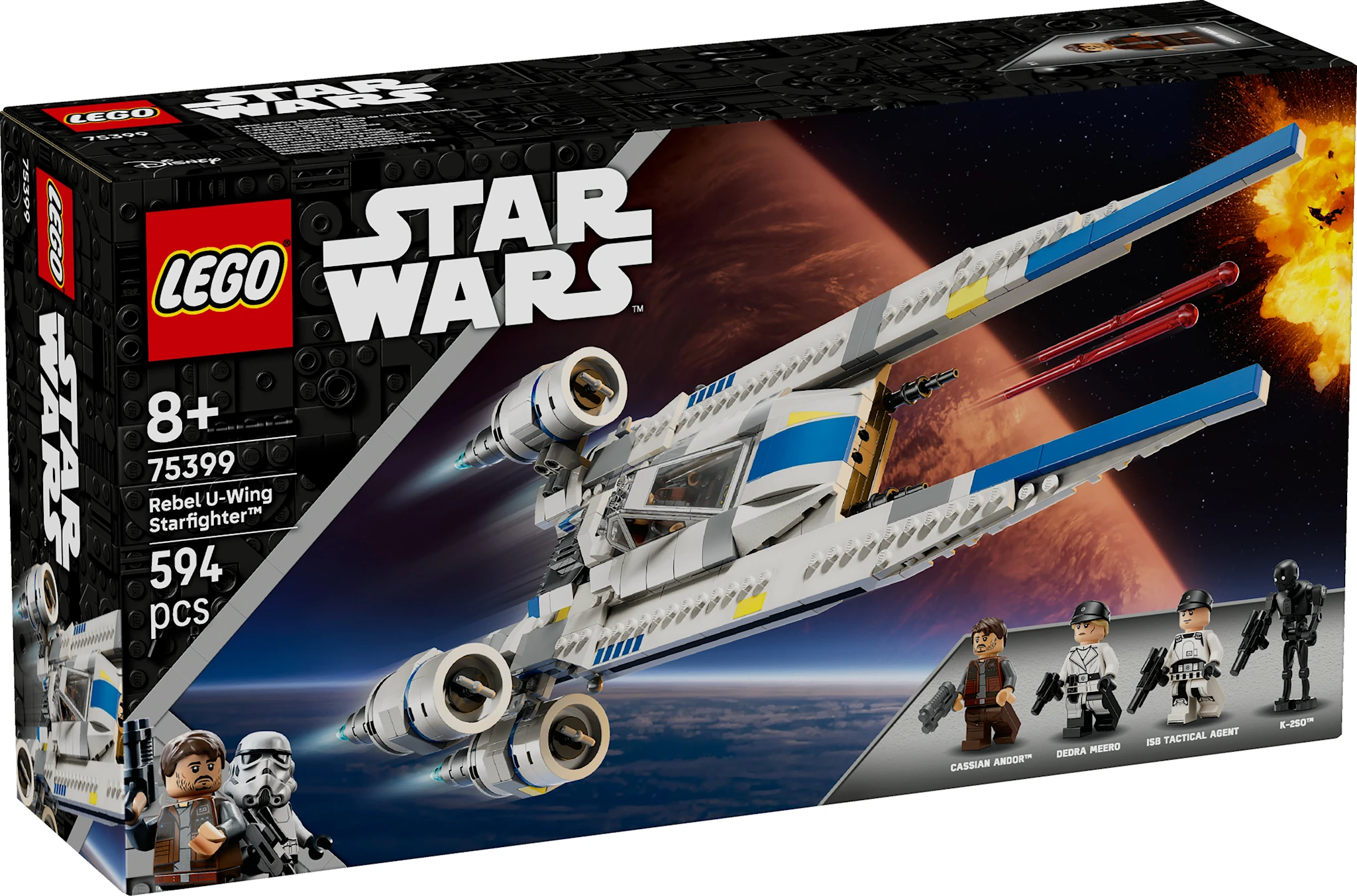 Produktbilde for Opprørernes U-Wing Starfighter™ LEGO® Star Wars™ (75399)