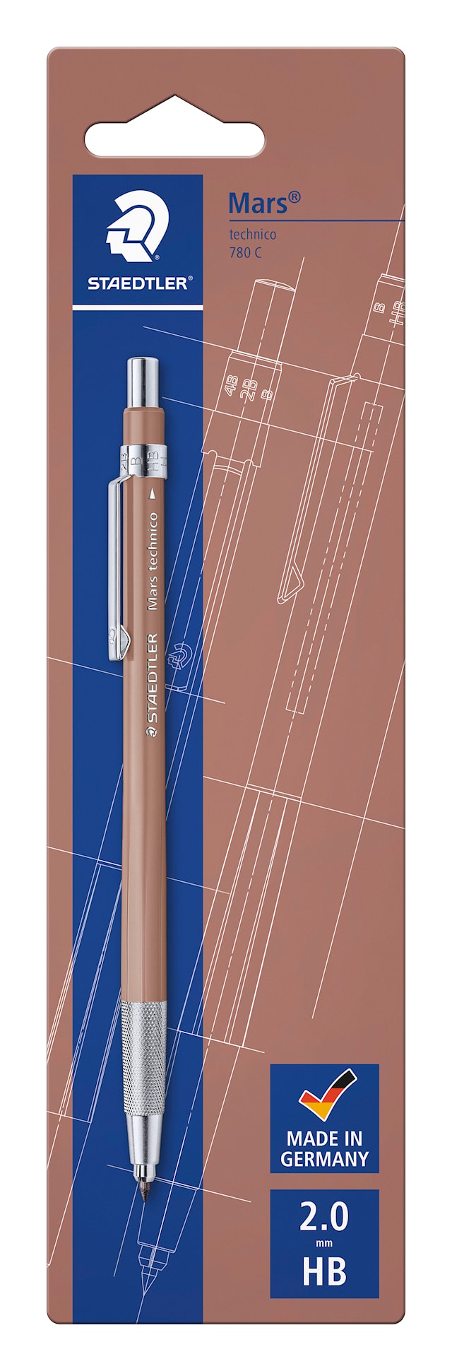 Produktbilde 4 for Stiftblyant Mars Technico HB Rosewood Staedtler