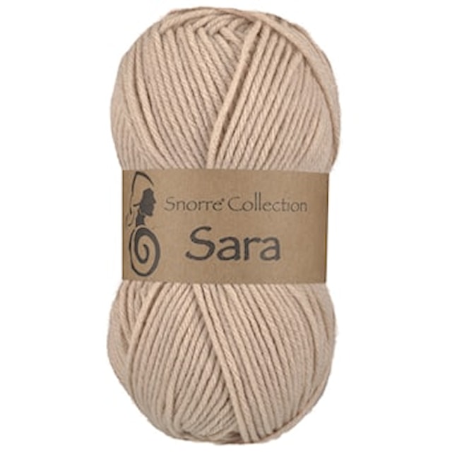 Sara Akryylilanka 50 g Hiekka 906, Viking Snorre