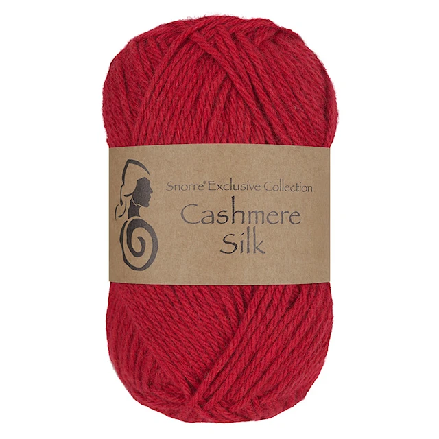 Cashmere Silk Kashmir Silkki 25 gr Kirsikka 650 Snorre Viking Garn