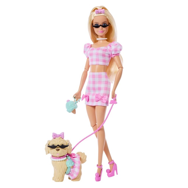 Produktbilde 1 for Barbie Twinning Looks-dukke og kjæledyr i rosa