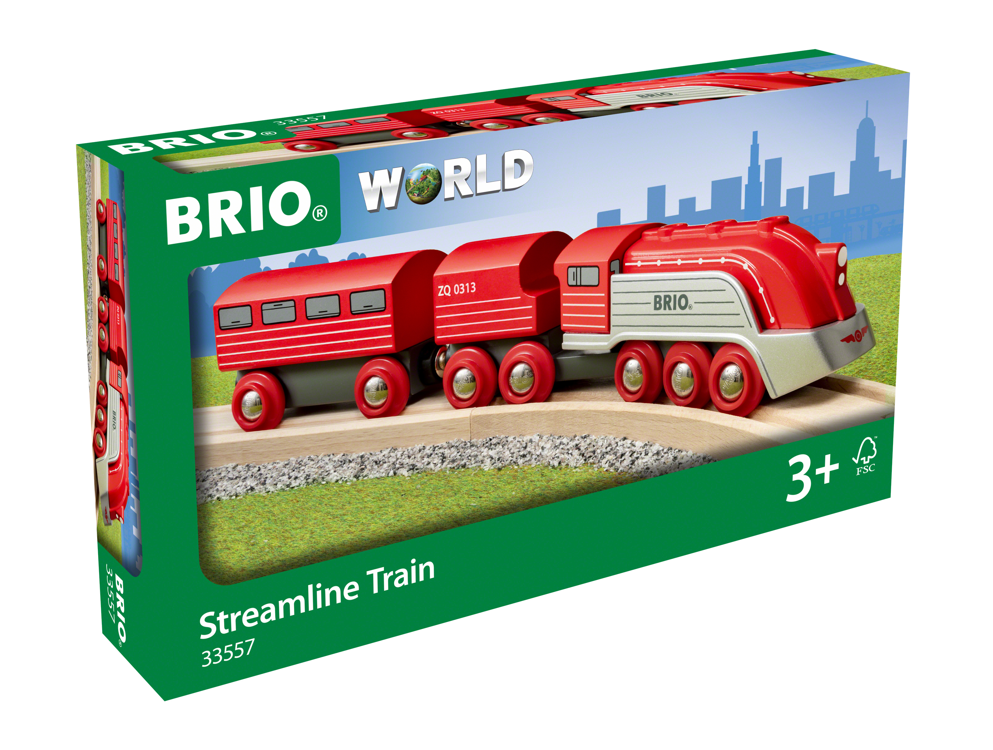 Strömlinjeformat tåg (33557), Brio
