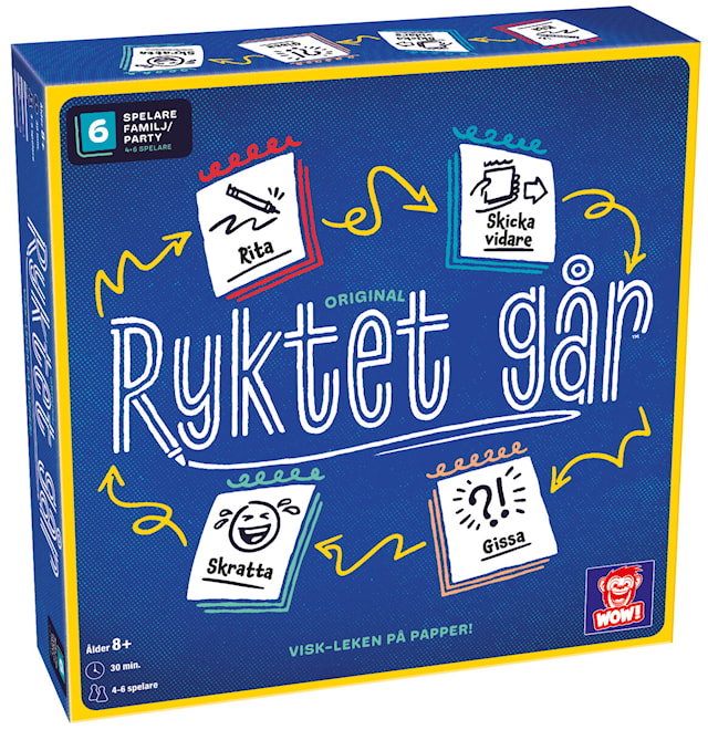 Produktbild 1 för Ryktet går 2.0, Sällskapsspel (SE), WoW