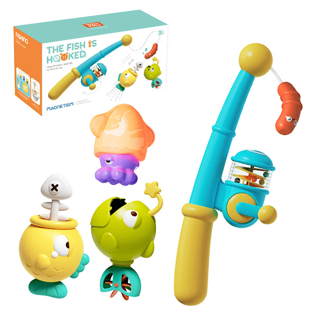 Produktbilde 1 for Tub Fun! Badelek, Fiskesett, 4 deler