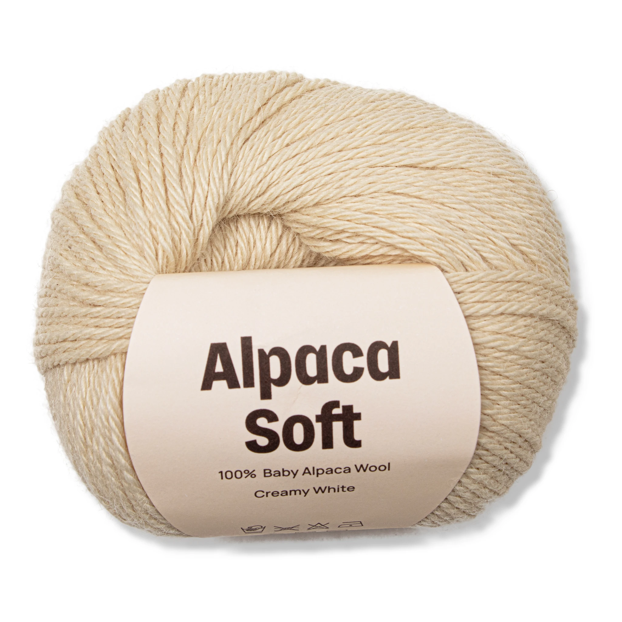 Produktbild för Alpacka Soft 50g Creamy White A264 Adlibris