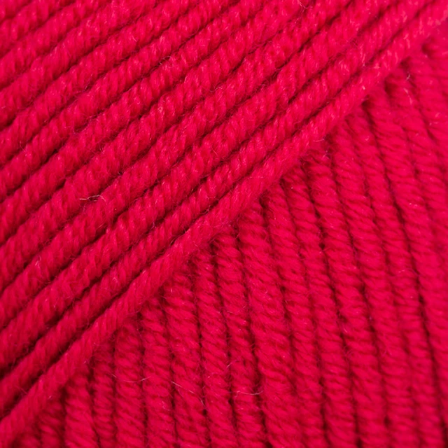 Merino Extra Fine Uni Colour Garn Merinoull 50 g Röd (11) Drops