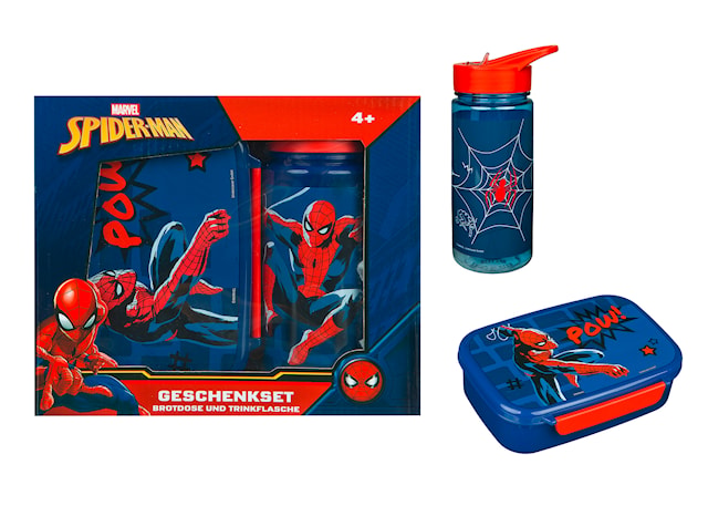 Produktbilde 1 for Matboks og Vannflaske Sett Undercover Spider-Man