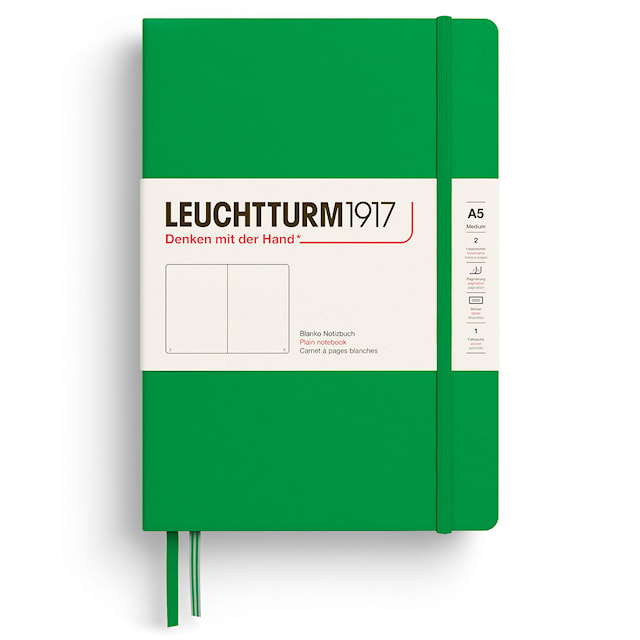 Tuotekuva 1 - Muistikirja A5 Soft Viivoittamaton Spring Leaf Leuchtturm1917