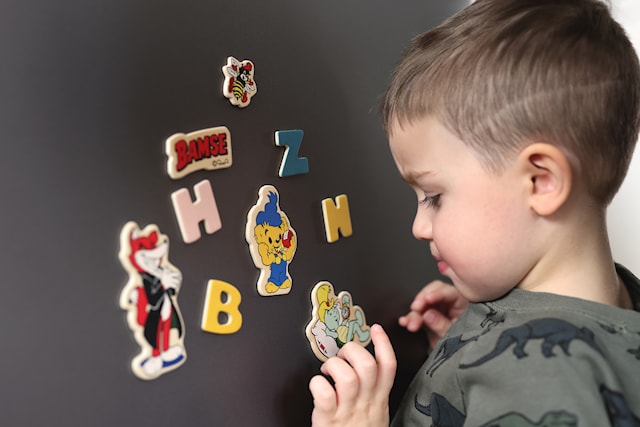 Produktbilde 3 for Bamse  Magnetiske bokstaver og figure