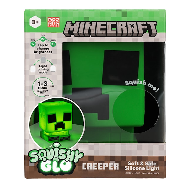 Tuotekuva 6 - Creeper SquishyGlo Silikonivalo Ladattava, Paladone