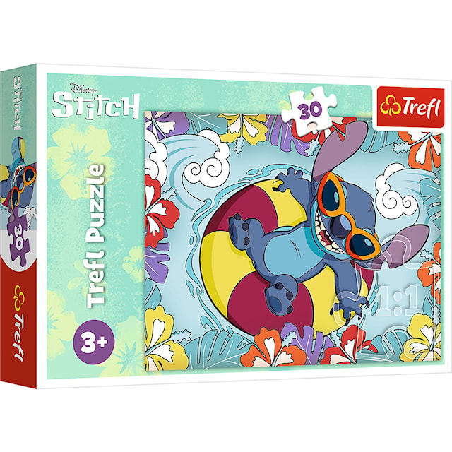 Pussel Lilo & Stitch on vacation 30 bitar, Trefl