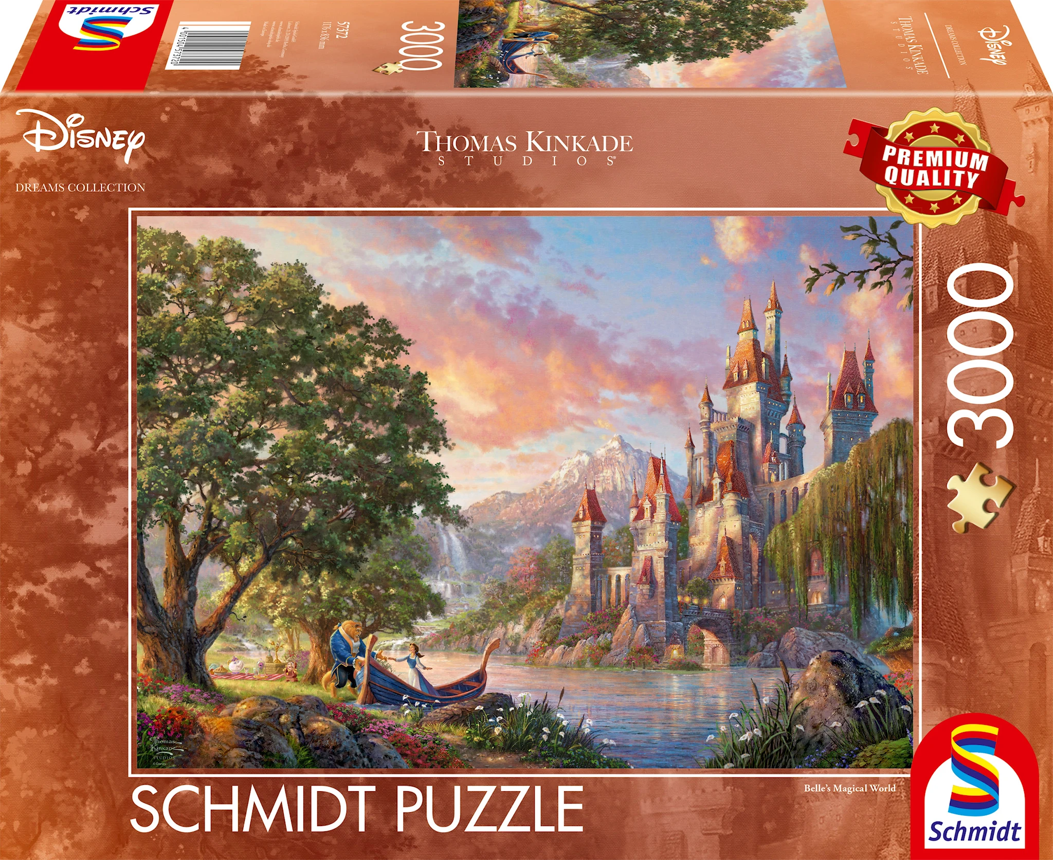 Produktbilde for Disney Belle´s Magical World Thomas Kinkade Puslespill 3000 brikker Schmidt