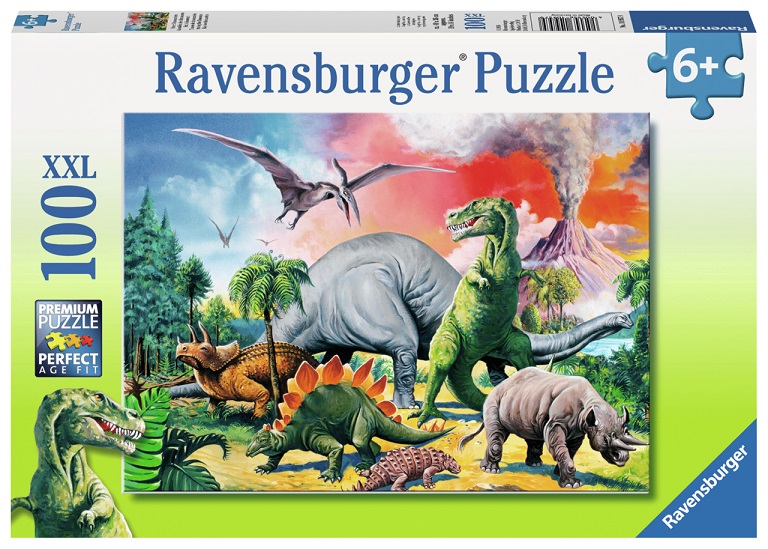 Bland dinosaurier Pussel 100 bitar Ravensburger