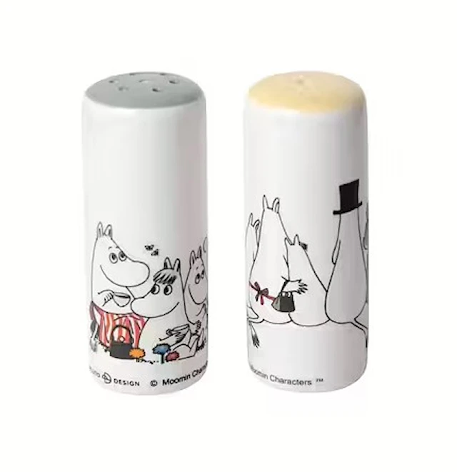 Suola- ja pippurisirottimet Moomin Love, Pluto Design