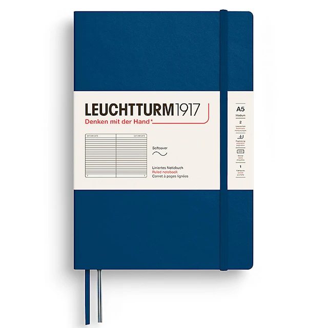 Anteckningsbok A5 Soft Linjerad Indigo Leuchtturm1917