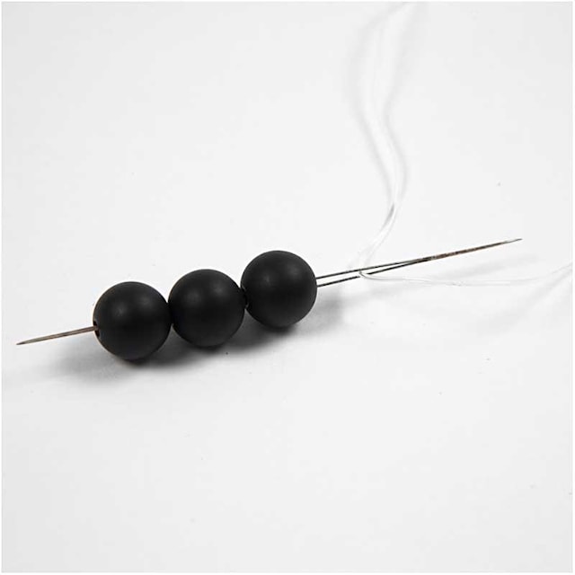 Produktbilde 2 for Perlenål, L: 6 cm, tykkelse 0,3 mm, 5 stk./ 1 pk.
