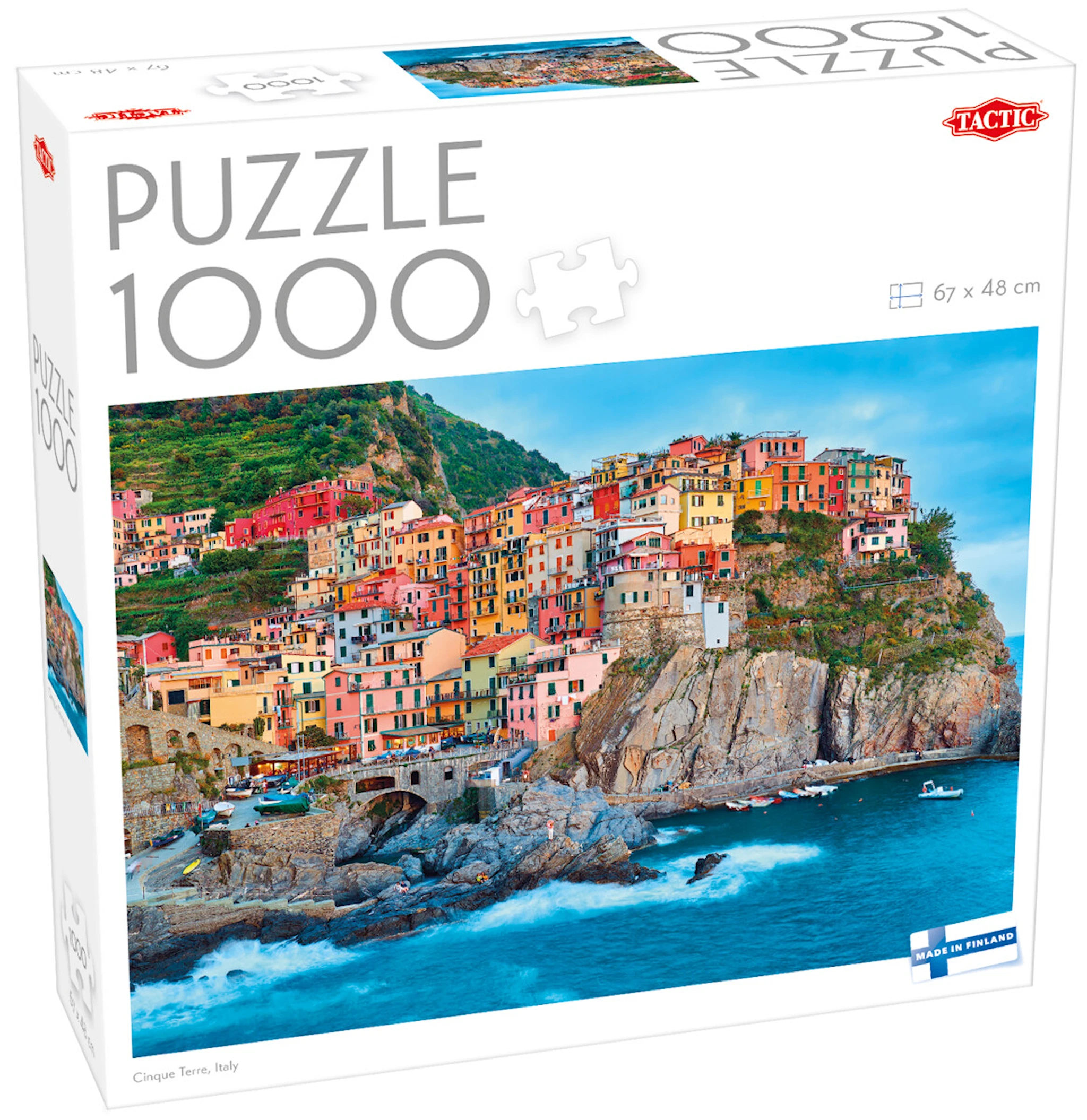 Produktbild för Cinque Terre Italien Pussel 1000 Bitar Tactic