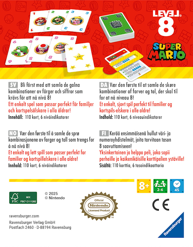 Tuotekuva 3 - Super Mario Level 8, Ravensburger (SV/NO/DA/FI)