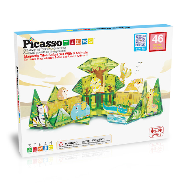 Safari 46 stk magnetsett Picasso Tiles