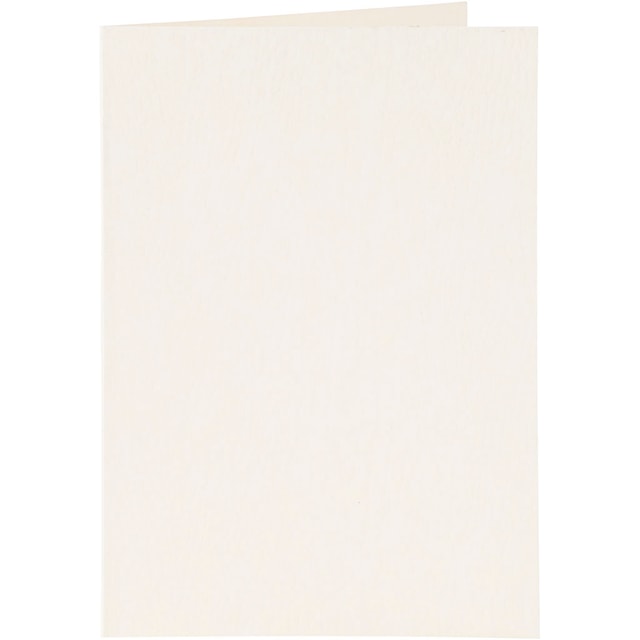 Produktbild 2 för Kort och Kuvert Råvit 10,5x15 cm 6-pack