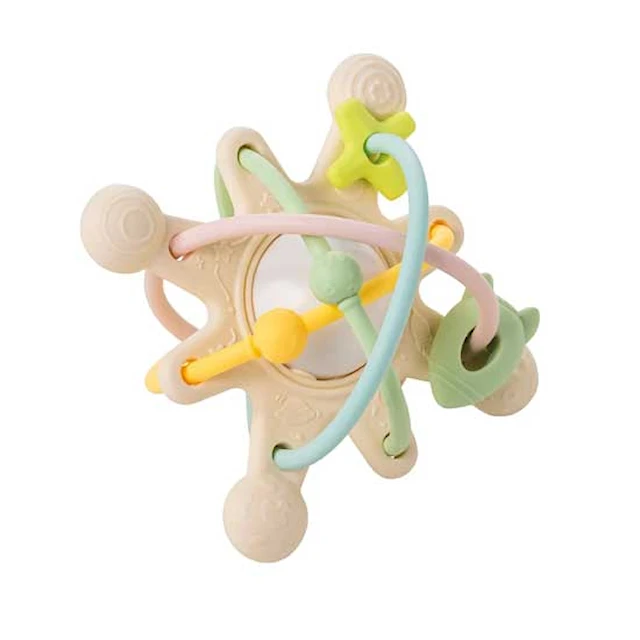 Soft Silicone Bitleksak Galaxy Pastell Nattou