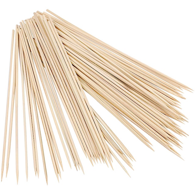 Produktbilde 1 for Bambuspinner, L: 25 cm, tykkelse 3 mm, 200 stk./ 1 pk.