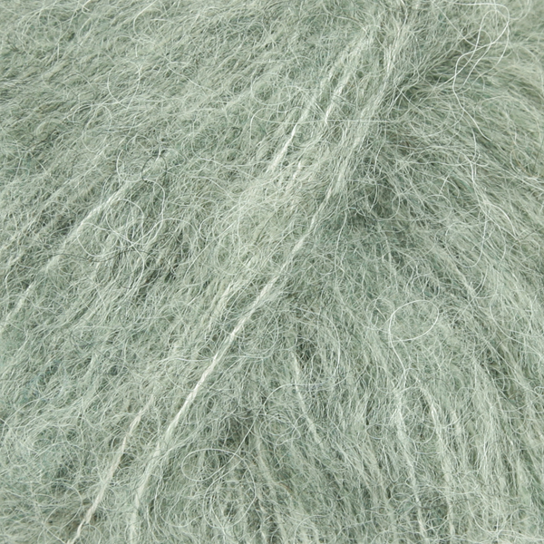 Brushed Alpaca Silk Mix Colour Garn 25 g Green 21 Drops