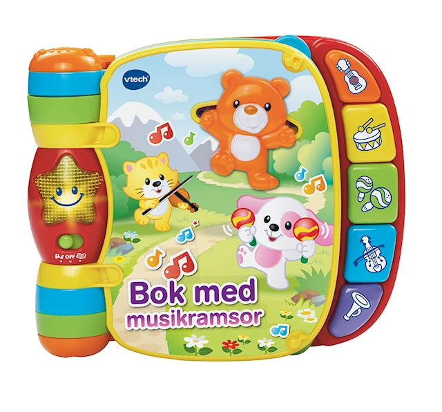 Baby bok med musikramsor, (SE) Vtech