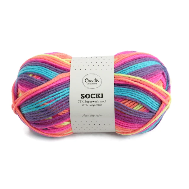 Socki Lanka Villasekoitus 100 g Neon City Lights B024 Adlibris