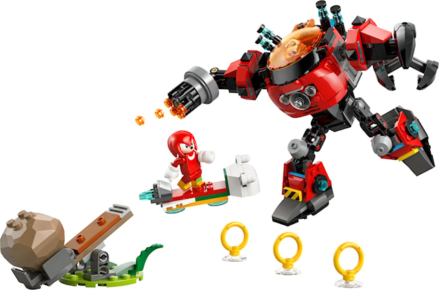 Produktbilde 2 for Knuckles mot Dr. Eggmans Egg Crusher-robot LEGO® Sonic (77005)
