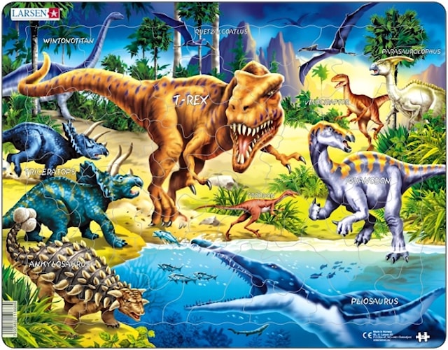 Kehyspalapeli – Dinosaurs Larsen 57 palaa