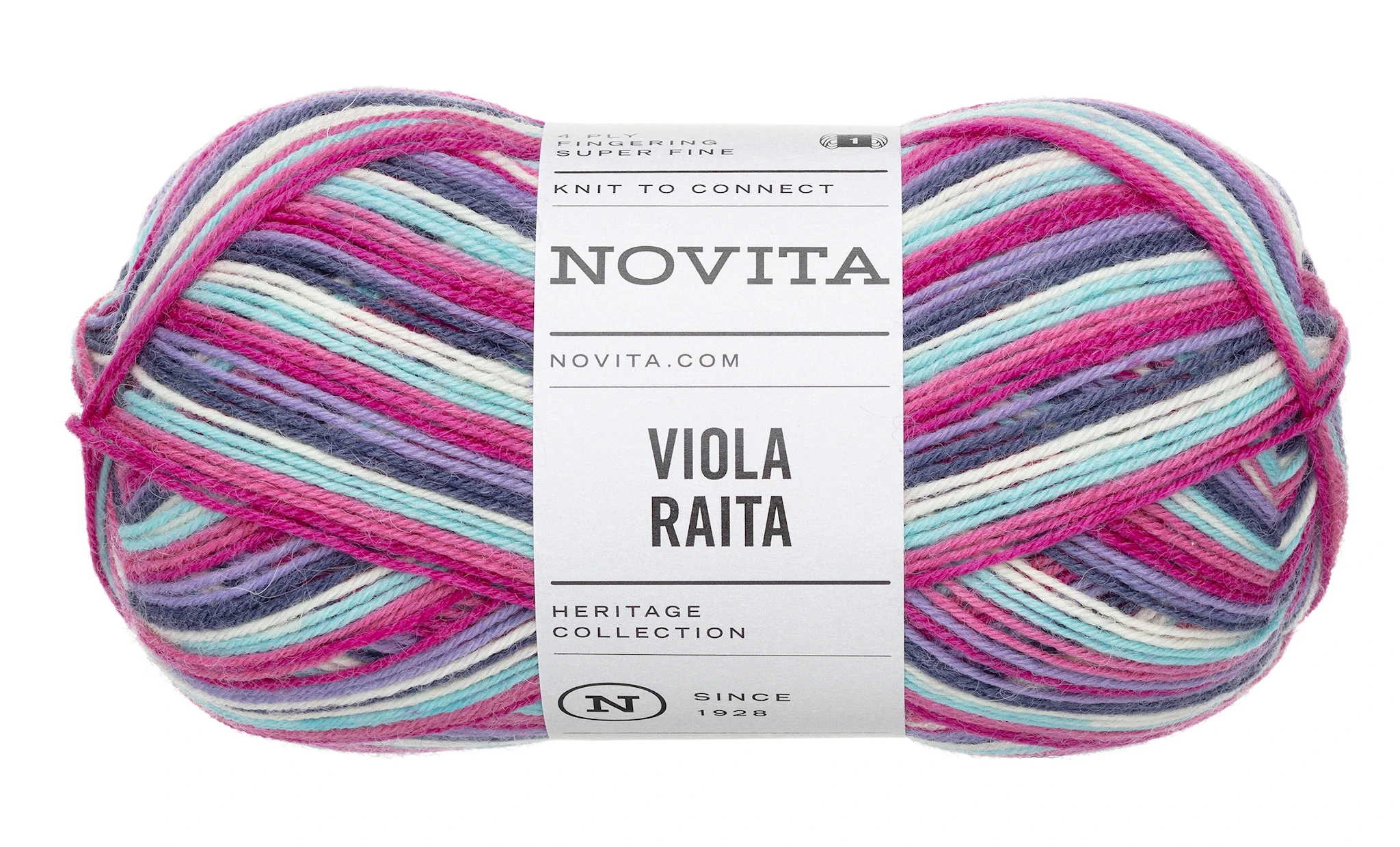 Produktbild för Viola Raita Garn Ullmix 100g Horisont 8401 Novita