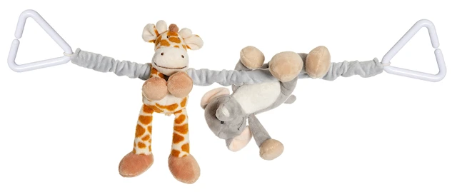 Teddykompaniet Diinglisar Wild Vagnhänge Elefant & Giraff