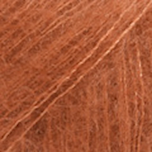 Kid- Silk Garn Uni Colour 25 g Rust 33 Drops