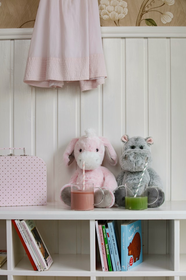 Produktbild 2 för Flodhäst Melerad Pistage 36 cm Teddykompaniet