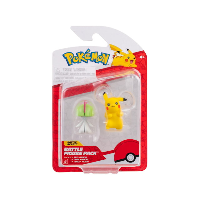 Tuotekuva 4 - Battle Figur, 2 kpl Ralts/Pikachu Pokémoneja