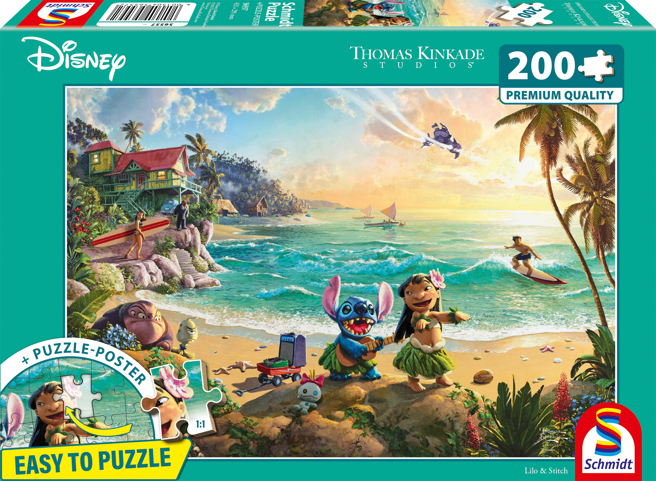 Pussel Disney Lilo & Stitch 200 bitar, Schmidt
