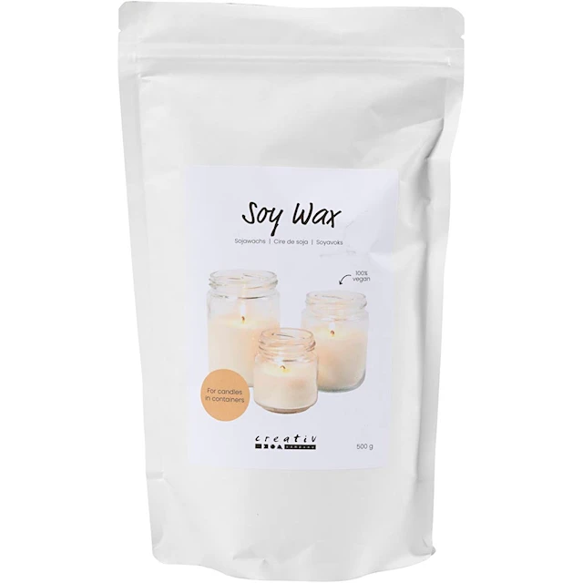 Soijavaha, Astiavalukynttilöille, kerma, 500 g/ 1 pkt