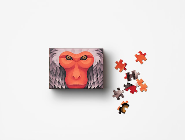 Produktbilde 1 for Puzzle Japanese Macaque Printworks