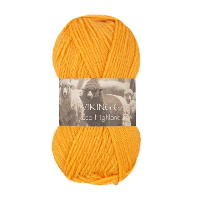 Highland Eco Wool 50 g Yellow 245 Viking Garn