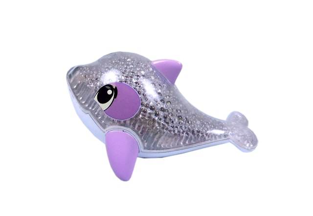 Produktbild 3 för Glittrande delfin med magiskt ljus ABC