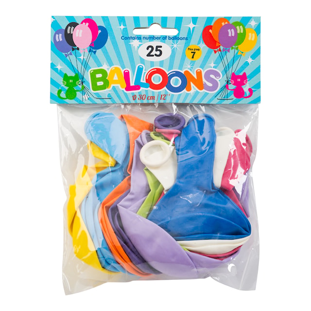 Tuotekuva 2 - Ballonger Blandade Färger 25-pack