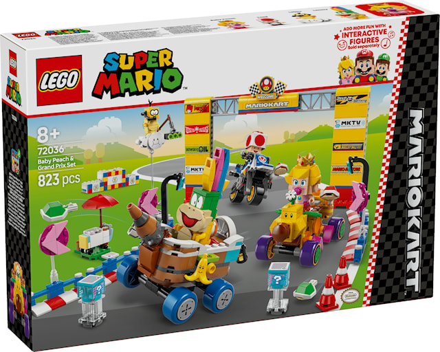 Tuotekuva 1 - Mario Kart™ – Baby Peach ja Grand Prix ‑setti LEGO® Super Mario (72036)